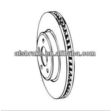 Brake rotor for toyota hiace